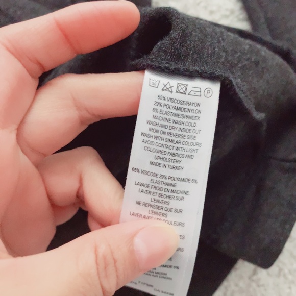 French Connection Gray Long Sleeve Sheath Short Mini Dress 2 XS Extra Small - Picture 10 of 11